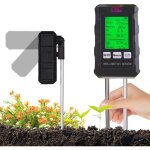 Testeur humidit� plante, 6 en 1 hygrometre plante avec fertilit� du sol / humidit� / ph / temp�rature ...