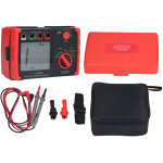 Testeur num�rique de r�sistance d'isolement, 250v 500v 1000v m�gohmm�tre num�rique, gamme automatique ...