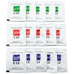 Testeur de ph 15 pices, mesure du numro de lot, solution tampon, poudre ph 4, 00 / 6, 86 / 9, 18, point ...