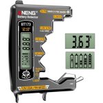 Testeur de piles, v�rificateur de piles � affichage � double plage pour piles 1. 5v / 3. 7v / 9v 6f22 ...
