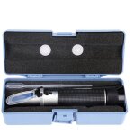 Testeur portable d'alcool, 0 - 80% r�fractom�tre testeur d'outil de mesure de la teneur en alcool avec ...