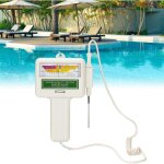 Testeur portable de ph et de niveau de chlore, instrument d'analyse de la qualit� de l'eau 2 en 1