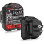 Testeur de prise, ht106b testeur de prise électrique multifonction testeur de prise secteur avec affichage ... Testeur de prise, ht106b testeur de prise électrique multifonction testeur de prise secteur avec affichage ...