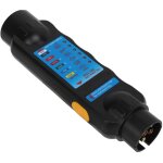 Testeur de prise de remorque, testeur de c�blage rv facile � utiliser pour v�hicule (�tiquette bleu). ...