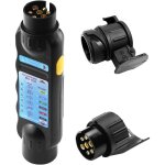 Testeur remorque 7 broches, feux de remorque 7 broches testeur de remorque de prise diagnostic, testeur ...