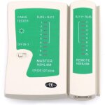 Testeur de rseau de cbles rj45 et rj11 (sans piles)