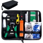 Testeur de r�seau professionnel 9 en 1 kit d'outils de r�paration de c�bles r�seau kit d'outils de maintenance ...