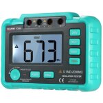 Testeur de r�sistance d'isolement num�rique lcd m�gohmm�tre m�gohmm�tre dc250v / 500v / 1000v ac750v