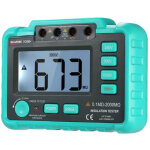 Testeur de r�sistance d'isolement num�rique lcd m�gohmm�tre m�gohmm�tre dc250v / 500v / 1000v ac750v