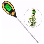 Testeur de sol lcd arr�t automatique sonde sensible humidit� du sol temp�rature ph humidim�tre light ...