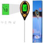 Testeur de sol ph mètre humidité éclairage capteur de température affichage led pour jardin anglais Testeur de sol ph mètre humidité éclairage capteur de température affichage led pour jardin anglais