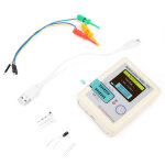 Testeur de transistors lcd, diodes, triodes, capacim�tre, lcr, t6, esr, npn, pnp, mosfet