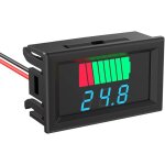 Testeur batterie, tension de capacit� de batterie 2 en 1 12v, 24v, 36v, 48v, 60v, 72v led testeur de ...