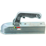 T�te d'attelage remorque, timon remorque carr� de 50mm - compatible avec tous types de boule d'attelage ...