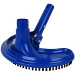 Tte de balai aspirant demi - lune pour manche standard ou tlescopique - bleu - linxor