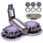 T�te de balai �lectrique de nettoyage humide et sec compatible avec dyson v6 v7 v8 v9 v10 v11 + r�servoir ...