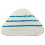 T�te de balai vapeur h2o triangulaire - lot de 4 tampons fibres avec velcro - 29x20cm - nettoyage �cologique ...