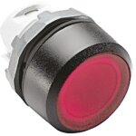 T�te de bouton - poussoir abb rouge, momentan�, � d�coupe 22mm, abb modular ( prix pour 1 )
