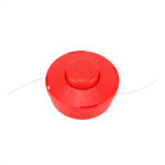 T�te de d�broussailleuse universelle � fil automatique ? plastique renforc�, � 11, 5 cm, rouge