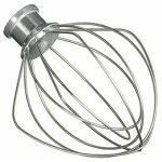 T�te de fouet de rechange en acier inoxydable. compatible avec kitchenaid k45ww ksm150 ksm160 k45 ksm90 ...