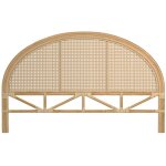 T�te de lit 160 cm en rotin et cannage - madya