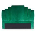Cotecosy - tte de lit arena 160 cm velours vert