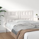 T�te de lit blanc 140, 5x4x100 cm bois massif de pin