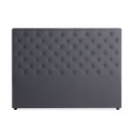Tête de lit capitonnée constance 160cm tissu gris Tête de lit capitonnée constance 160cm tissu gris