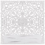 Tte de lit serena 140cm bois blanc