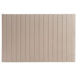 Tête de lit en tissu velours taupe l170 cm neha Tête de lit en tissu velours taupe l170 cm neha