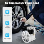 T�te de pompe de compresseur d'air, t�te de compresseur d'air 3 hp avec compresseur d'air lubrifi� � ...