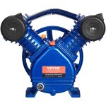Tete de pompe de compresseur deair, 3 cv, tete de pompe a piston lubrifie a lhuile 2 cylindres, debit ...