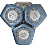 Ttes de rasage sh71 / 50 pour rasoirs philips sries s5000, s7000, sh60 / 70 et sh71 / 50 (bleu)
