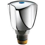 T�te de robinet universelle m�le 15 - 21 avec croisillon