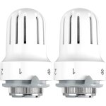 T�te thermostatique, 2 pi�ces vanne de radiateur thermostatique radiateur thermostatique trv m30x1. 5 ...