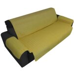 Couverture de canap� ou salvadivano l'�l�gance de l'or jaune et r�sistant aux taches matelass� sup�rieure ...
