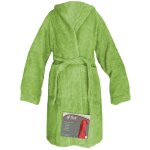 Hi - tech +  peignoir bb garon en pur coton ponge fabriqu en italie vert 4 ans
