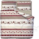 Housse de couette tyrolienne dis. montagne valbadia red cm. 200x200