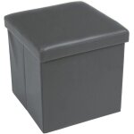 Pouf container repose - pieds eddy royaume - gris