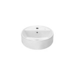 Roca - the gap - vasque, diam�tre 400 mm, avec trop - plein, trou pour robinetterie, blanc a3270mk000 ...