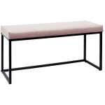 The home deco factory - banc giulia rose velours c�tel� home deco factory