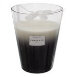 The home deco factory - bougie parfum�e dans vase harmony 18 x 23 cm noir