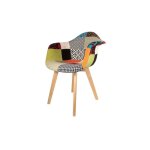 The home deco factory - fauteuil scandinave patchwork home deco factory The home deco factory - fauteuil scandinave patchwork home deco factory