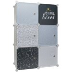 The home deco factory - rangement enfant armoire modulable 6 cubes garçon The home deco factory - rangement enfant armoire modulable 6 cubes garçon