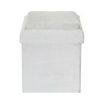 The home deco kids - coffre pouf pliable brique gris home deco kids