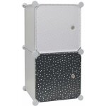 The home deco kids - rangement modulable 2 cubes gar�on home deco kids
