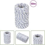 The living store - corde de bateau blanc 2 mm 50 m polypropylne - corde de bateau - corde polypropylene ...