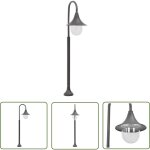 The living store lampadaire de jardin e27 120 cm aluminium bronze - lampadaire de jardin - �clairage ...