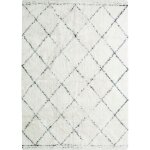 Thedecofactory - berbere losange - tapis salon berbère en coton motifs losanges écru naturel 160x230 Thedecofactory - berbere losange - tapis salon berbère en coton motifs losanges écru naturel 160x230