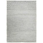 Thedecofactory - caravelle - tapis salon en laine, jute et coton tresse naturel 120x170